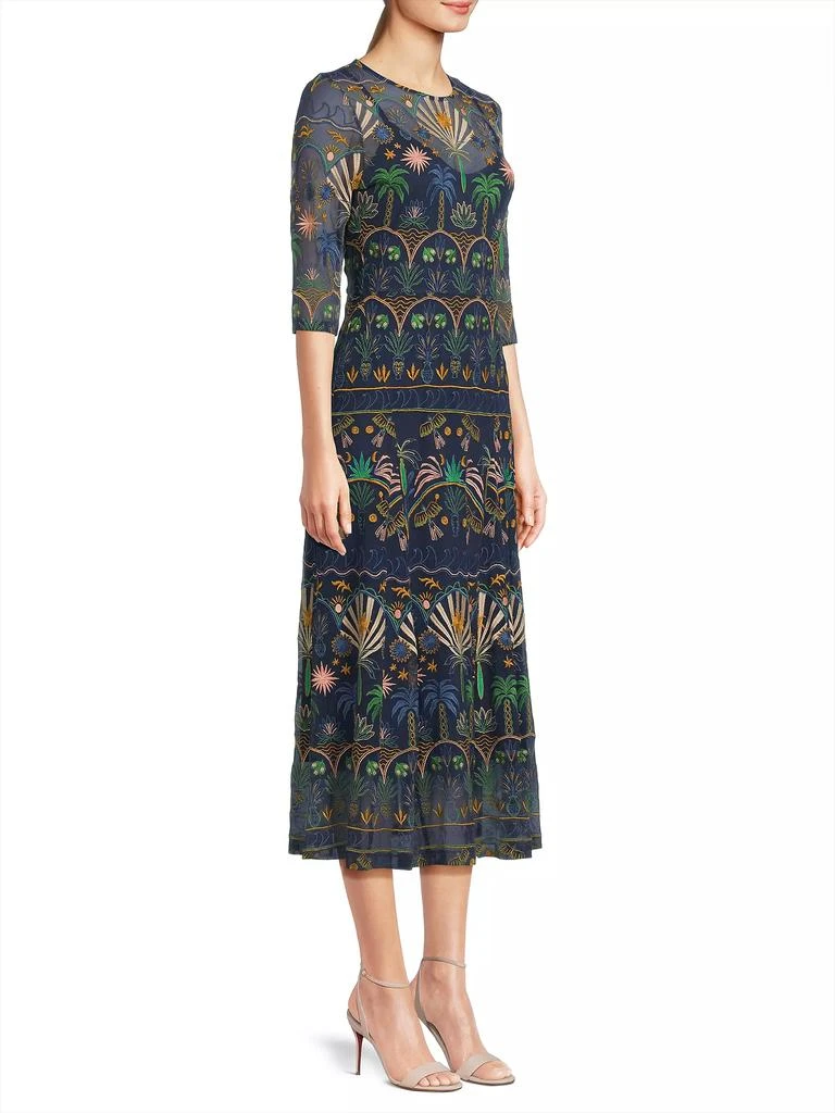 Johnny Was Nova Paneled Midi-Dress 4