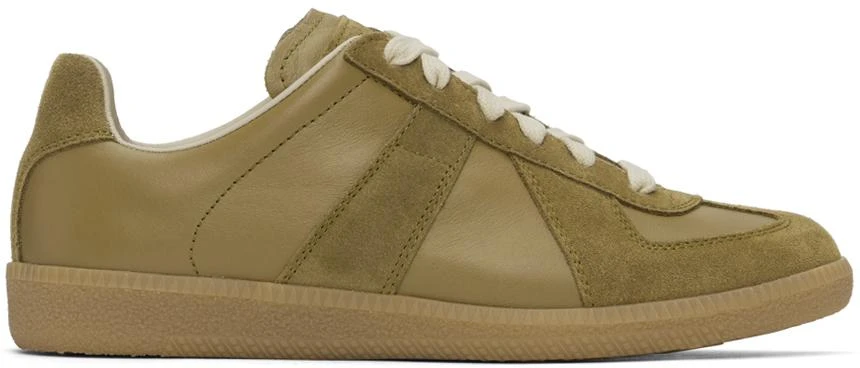 Maison Margiela Khaki Replica Sneakers 1