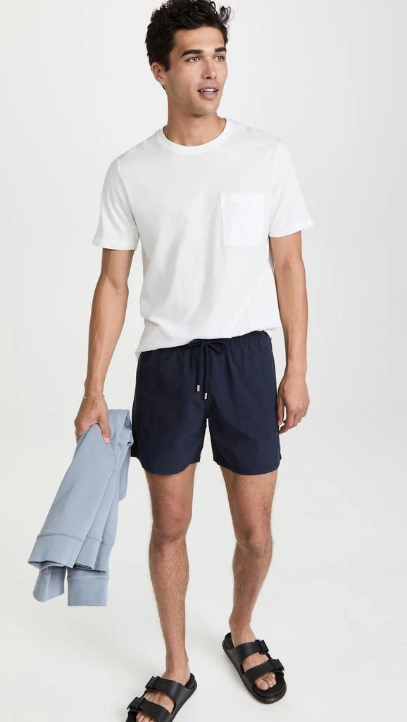 Vilebrequin Solid Moorea Swim Trunks 5" 5