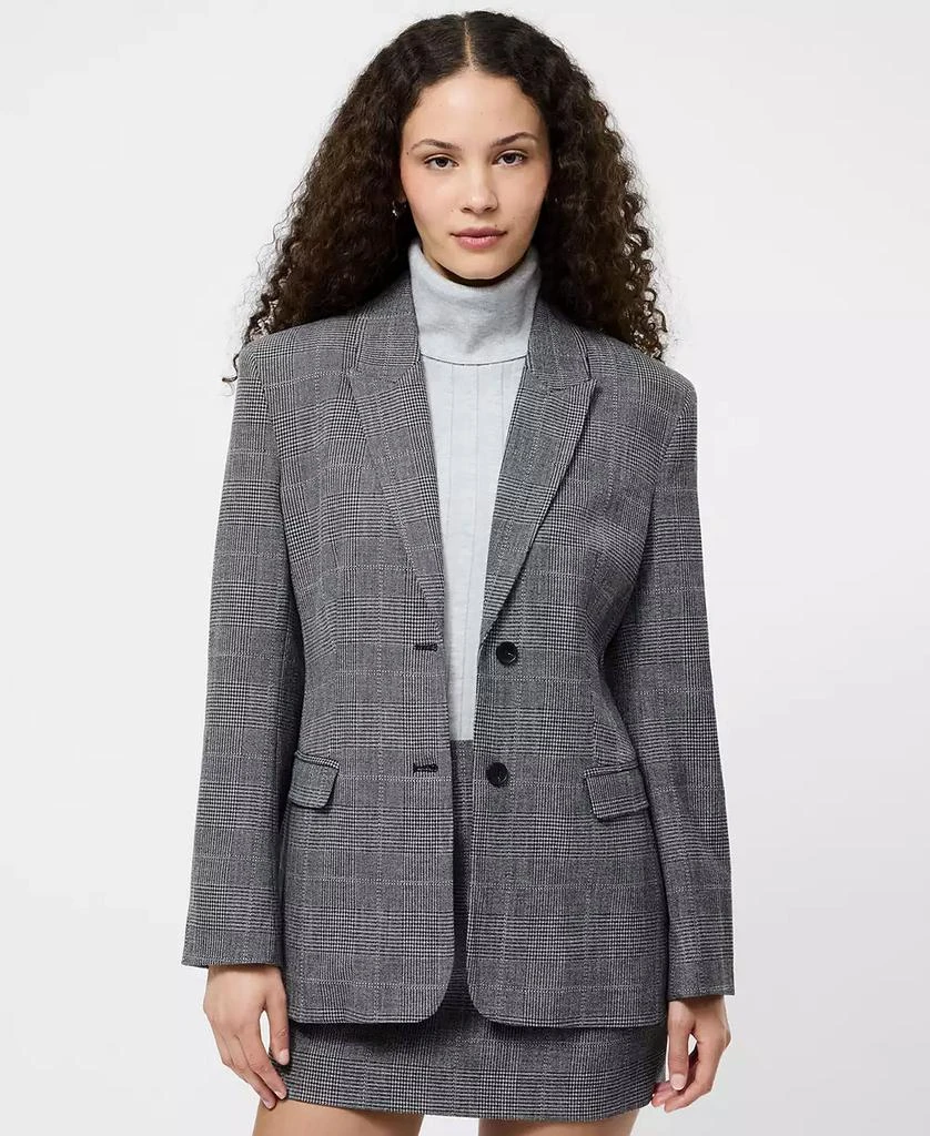 French Connection Women's Owen Plaid Suit Blazer 4