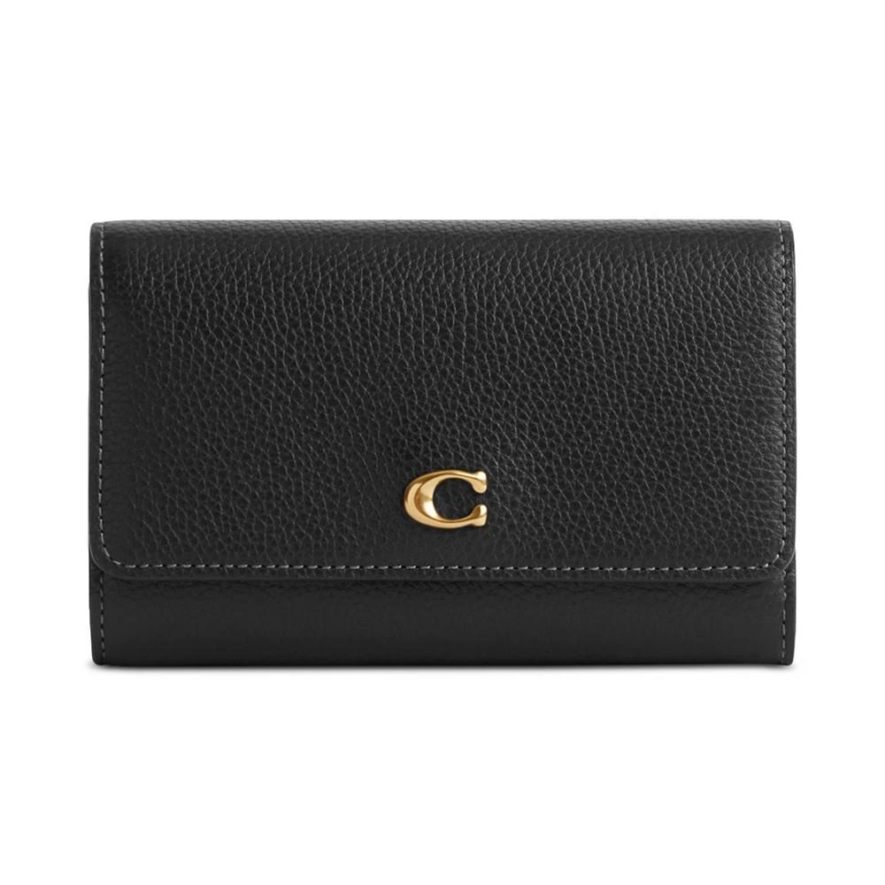 COACH Essential Medium Flap Leather Wallet 1