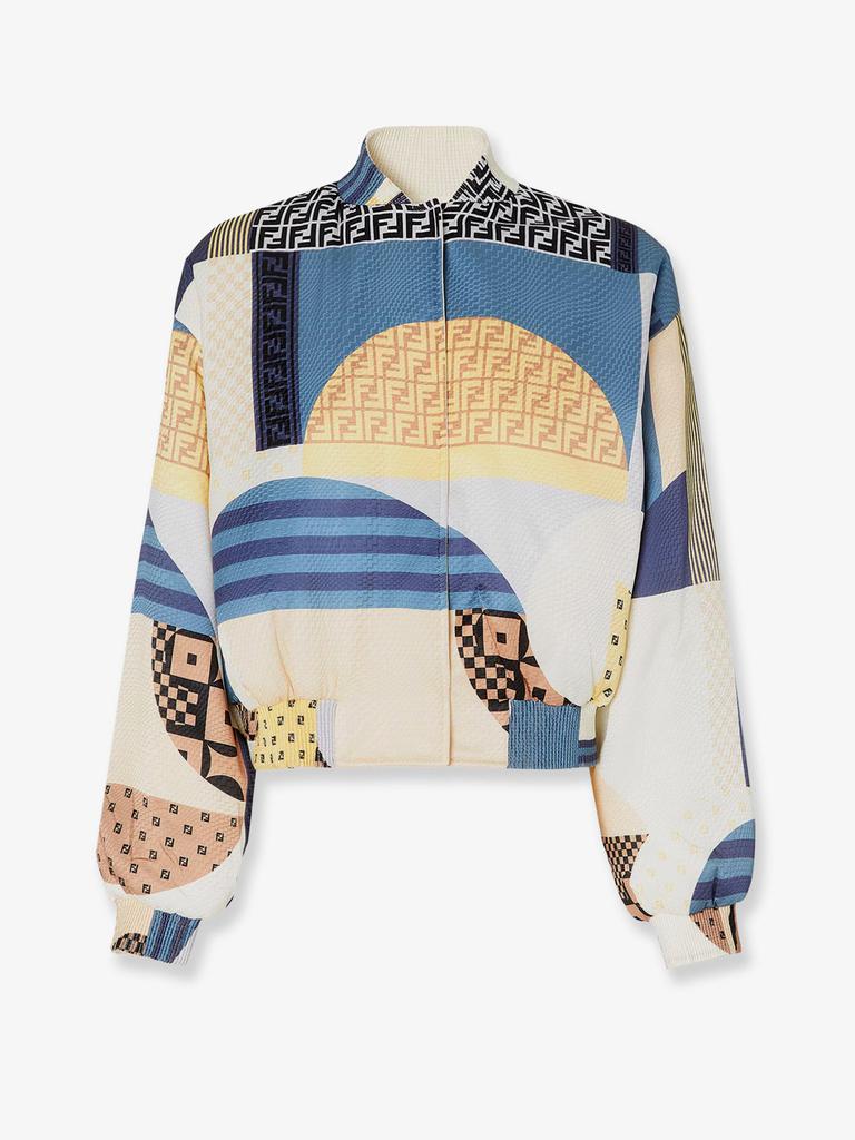ブルゾン Fendi Reversible Patchwork Silk Bomber Fendi Reversible Patchwork Silk Bomber | italist