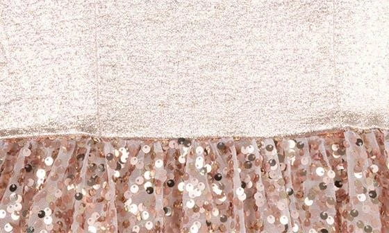 Rare Editions Kids' Metallic Jacquard Dress 4