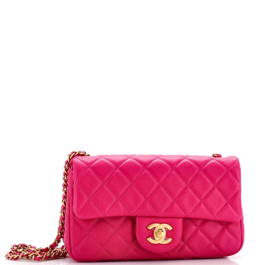 Chanel Pearl Crush Flap Bag Quilted Lambskin Mini 3