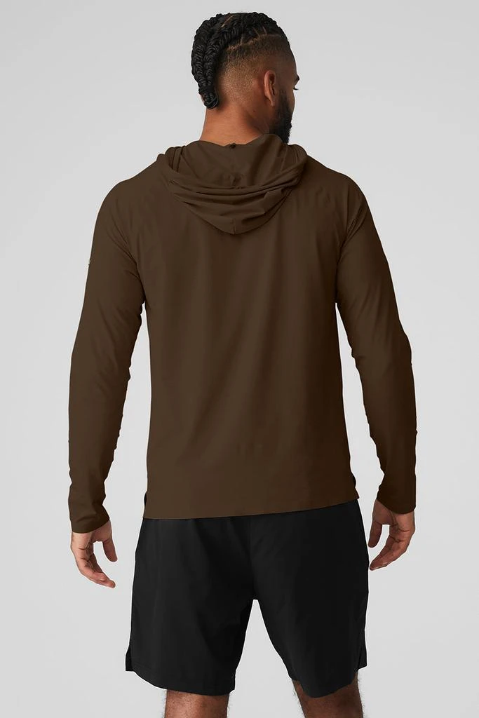 Alo Idol Hooded Runner - Espresso 2