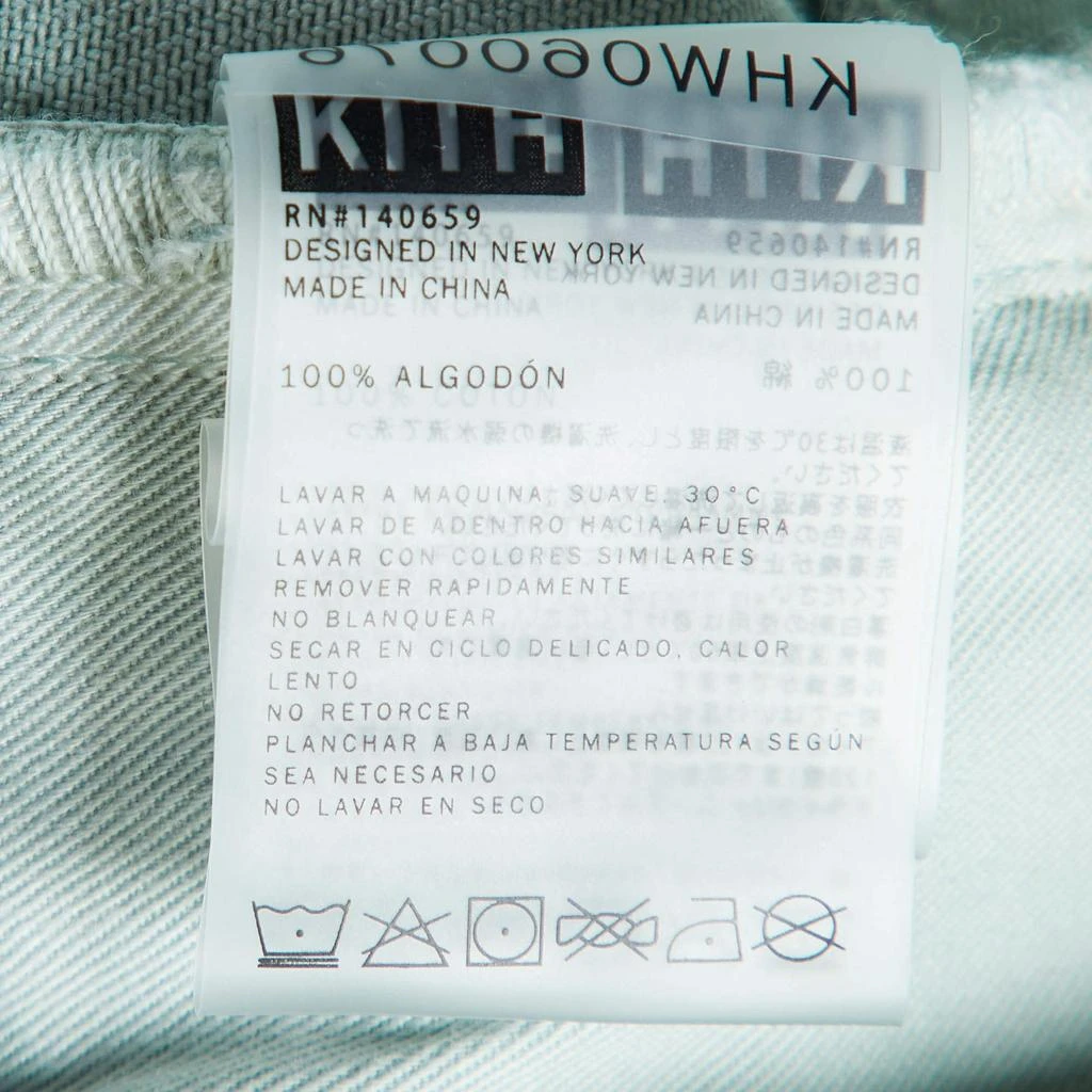 Kith Kith Light Green Denim Diana Cuffed Shorts S 5