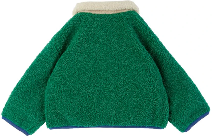 BOBO CHOSES Baby Green Beneath The Moon All Over Reversible Jacket 2