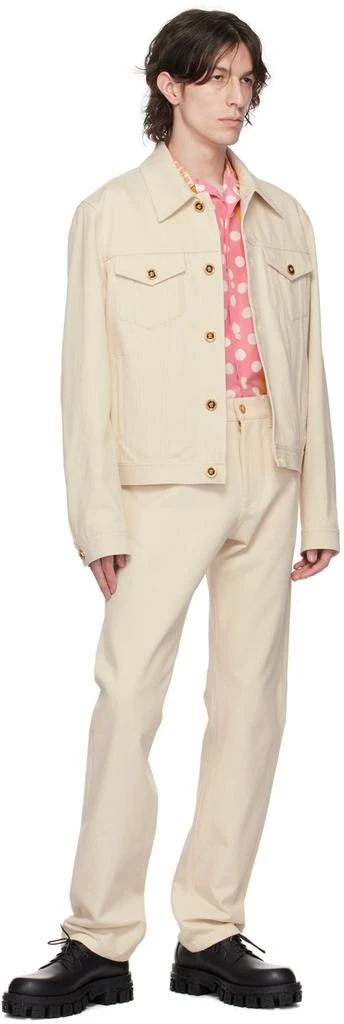 Versace Black Greek Key Derbys 5