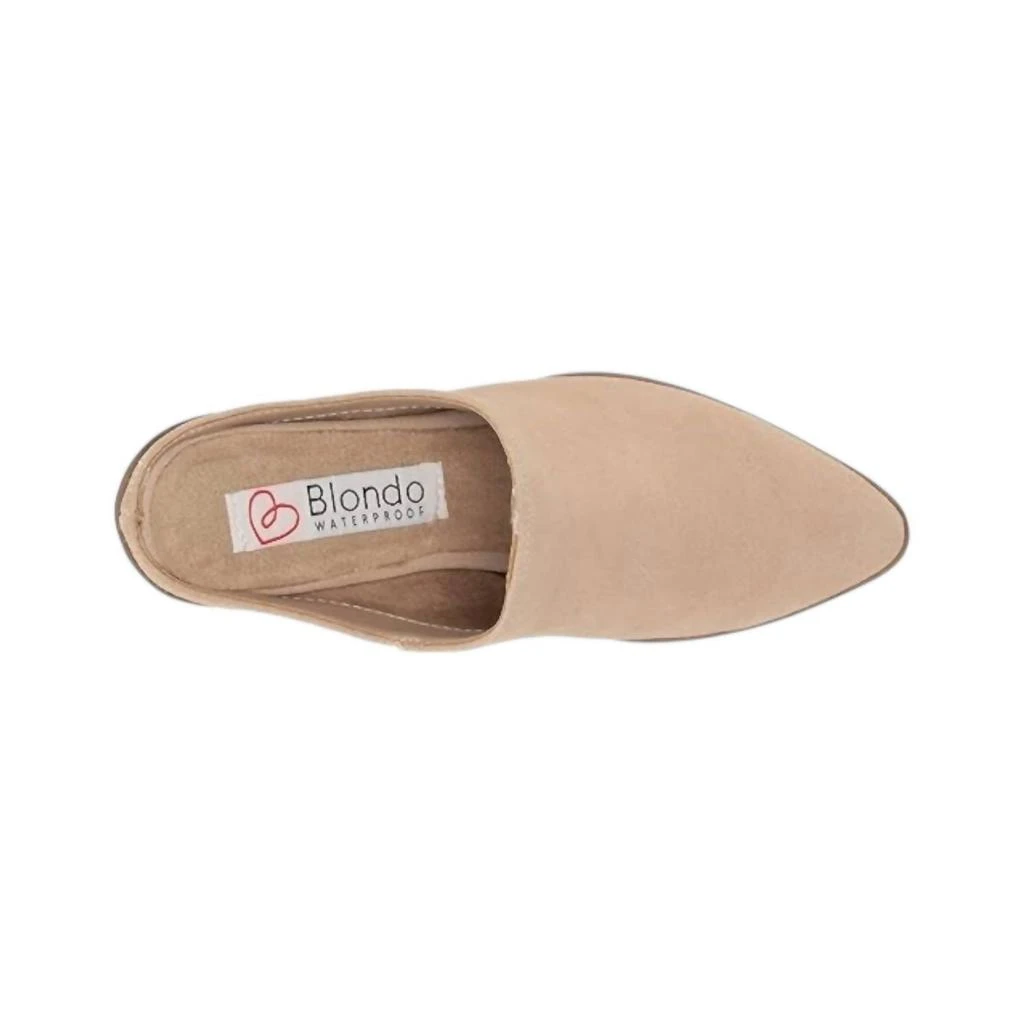 Blondo Women's Nicole Suede Mule In Sand Suede 1