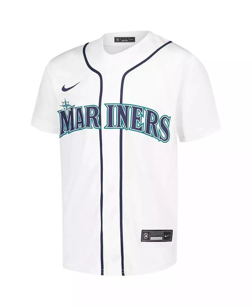 NIKE Big Boys and Girls Randy Arozarena White Seattle Mariners Home Player Game Jersey 3