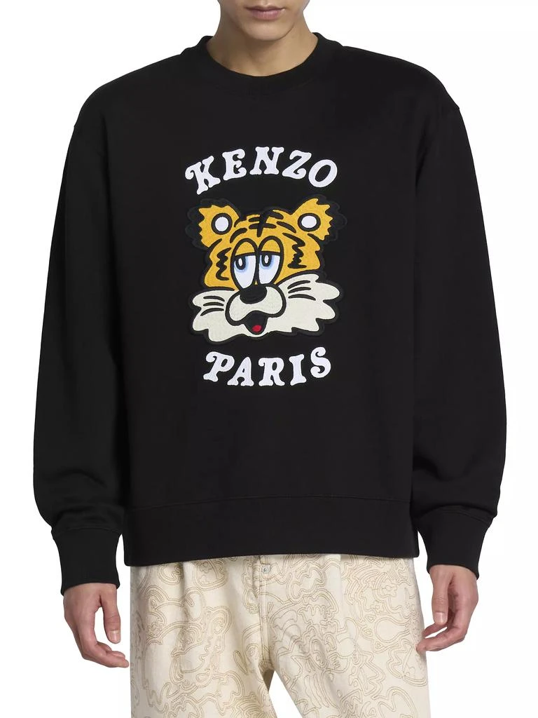 Kenzo Kenzo Verdy Market Tiger Embroidered Classic Sweatshirt 3