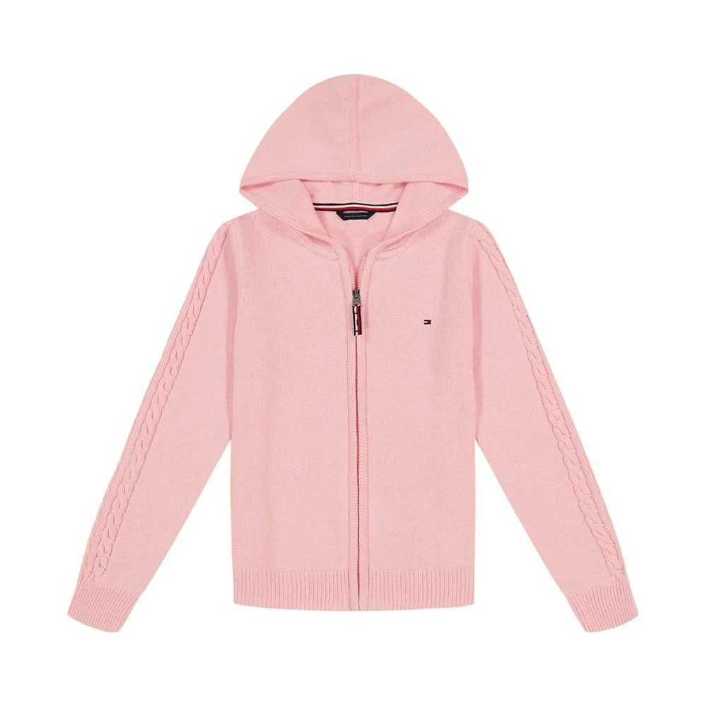 Tommy Hilfiger Big Girls Zip-Up Cardigan Sweater