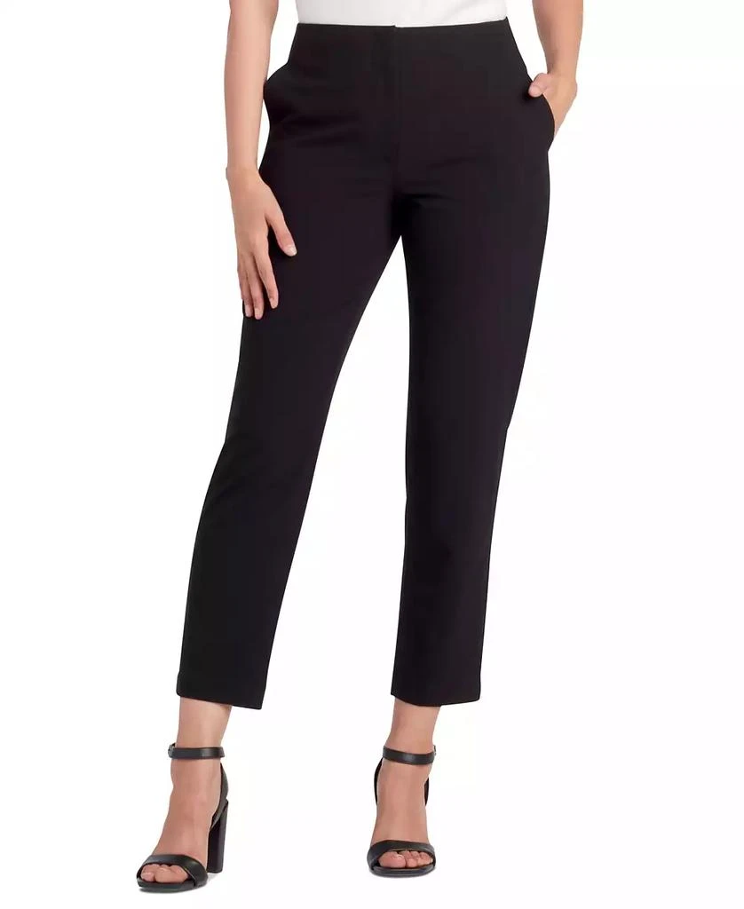BCX Juniors' Cropped Straight-Leg Pants 1