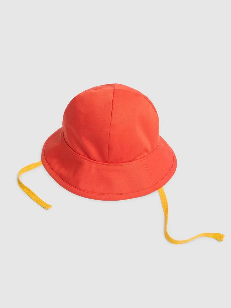 MINI RODINI Organic Cotton Canvas Bucket Hat 2