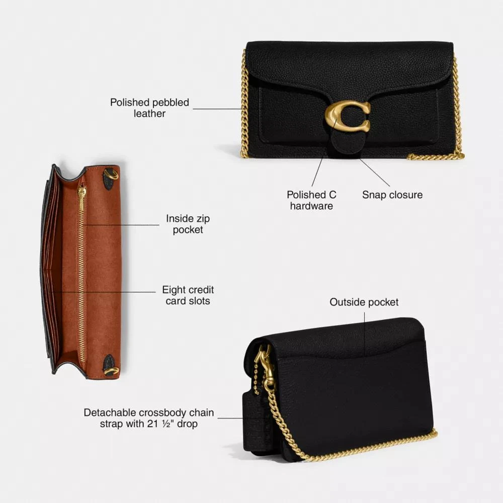 Coach Tabby Chain Clutch 7