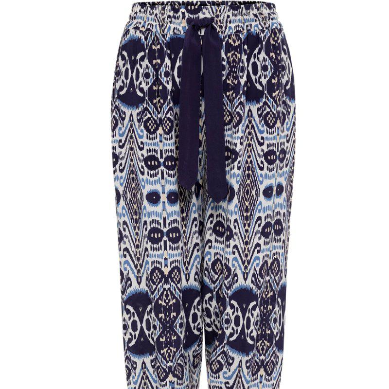 CAROLINA K Genie Pants Ikat Blue