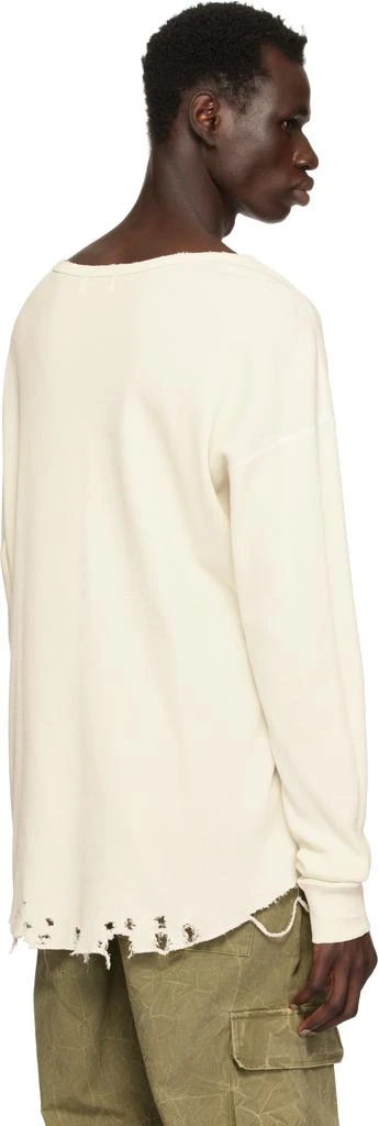 John Elliott Off-White Folsom Thermal T-shirt 3