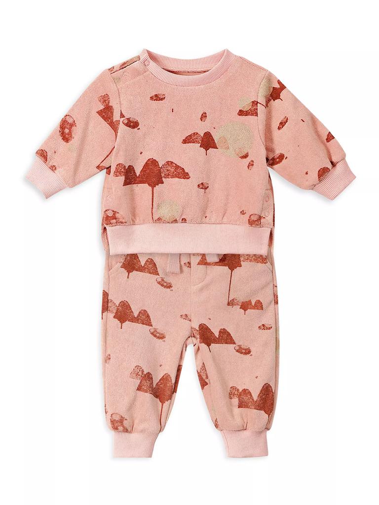 Omamimini Baby's Printed Fleece Joggers
