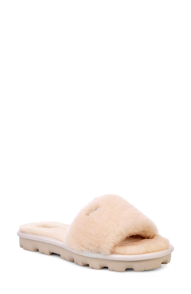 UGG Cozette Genuine Shearling Slipper Natural 6 Women s Shoes BeyondStyle