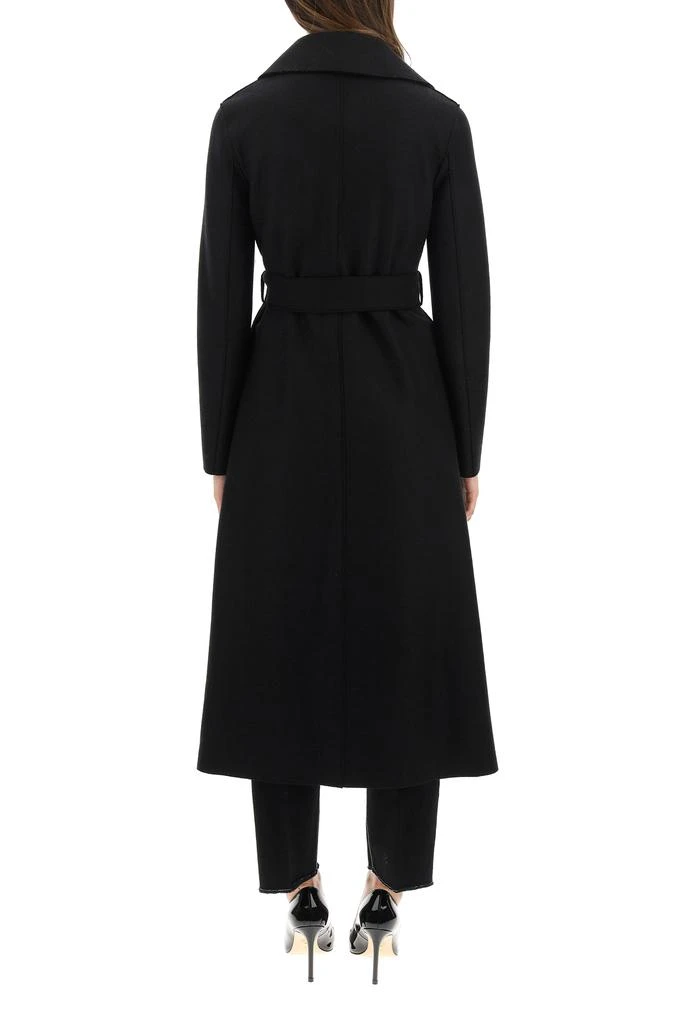 Harris Wharf London long coat in pressed wool 3