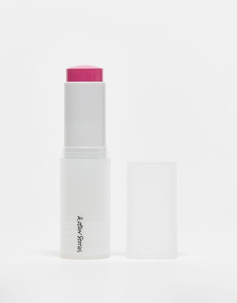 & Other Stories & Other Stories cream blusher stick in vibrant petunia