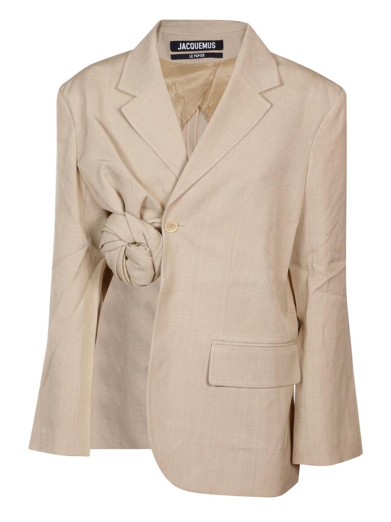 JACQUEMUS｜JACKETS (La veste Amaro (231JA023 1333 990)) Jacquemus Ladies Dark Brown La Veste Amaro Jacket, Brand
