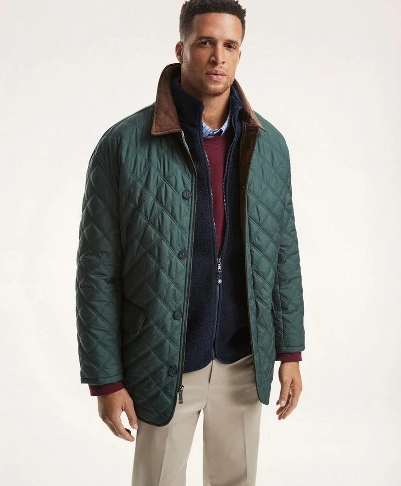 Brooks Brothers Big & Tall Quilted Walking Coat 1