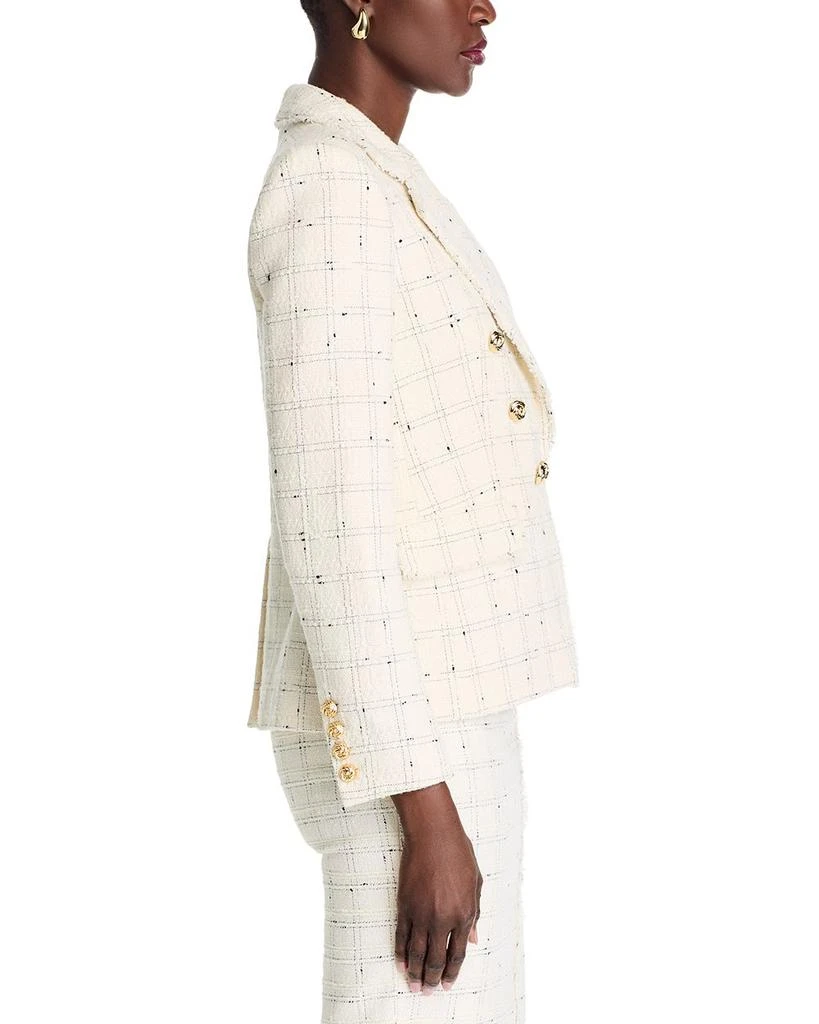 Generation Love Eliza Windowpane Tweed Blazer 4