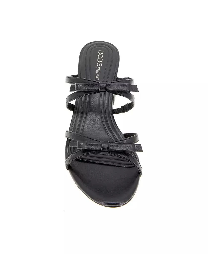 BCBG Women's Sarina Block Heel Sandals 7