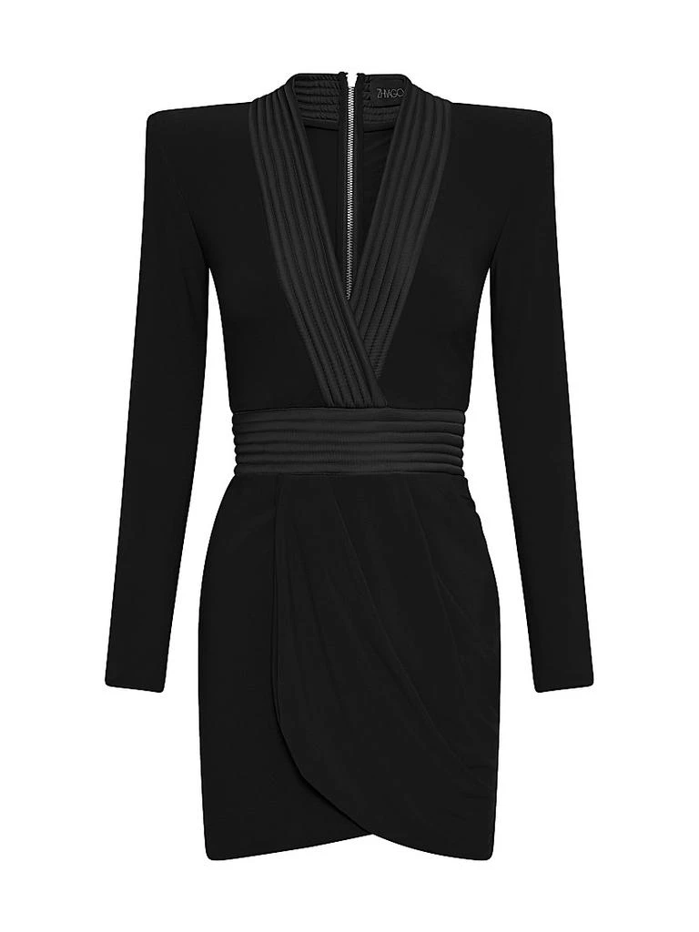 black mini dress saks Pre-Owned Jenny Packham for Saks Fifth Ave- Black- Sz 10 main image 1