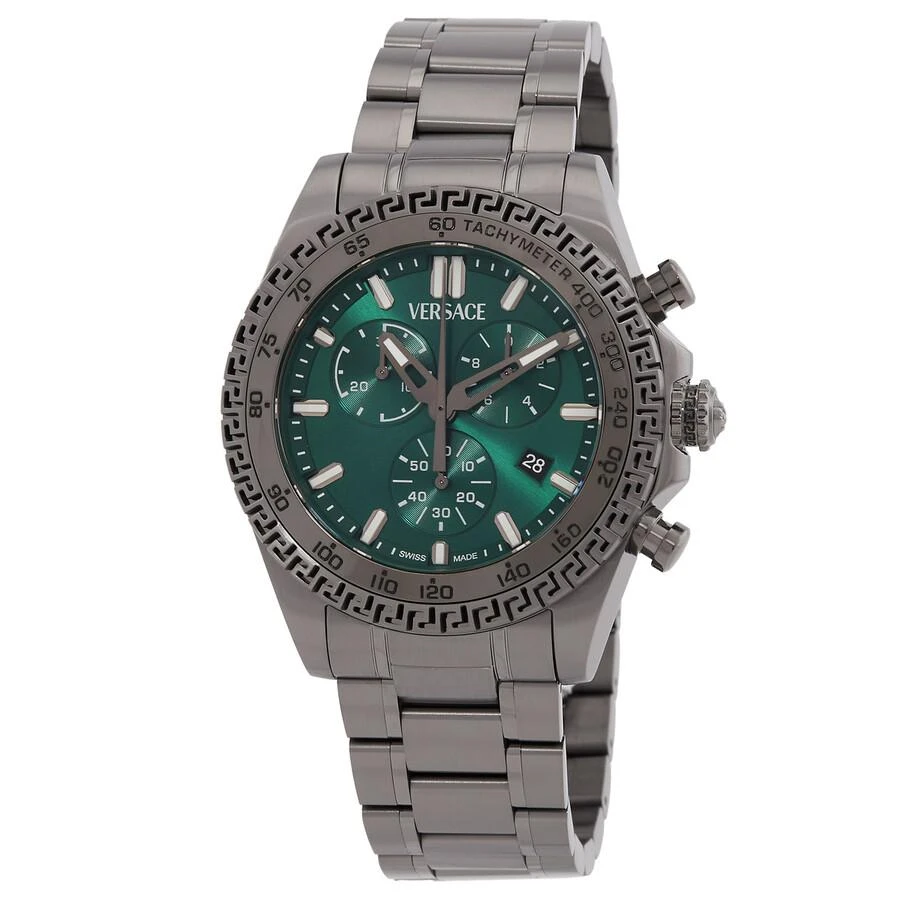 Versace Versace Chrono Chronograph Quartz Green Dial Men's Watch VE9K01224