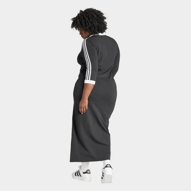 Adidas Women's adidas Adicolor 3-Stripes V-Neck Maxi Dress (Plus Size) 3