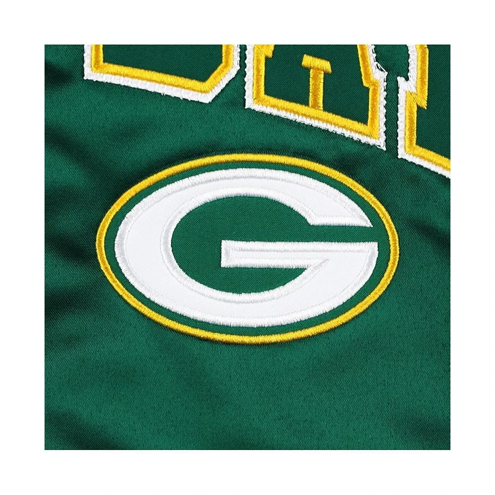 Tommy Hilfiger Men's Green Green Bay Packers Elliot Varsity Full-Snap Jacket 5