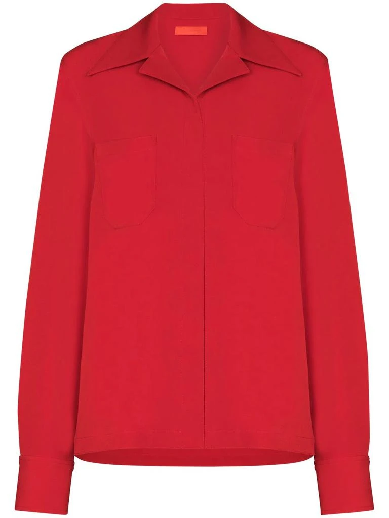 Commission spread-collar long-sleeve shirt - women 1