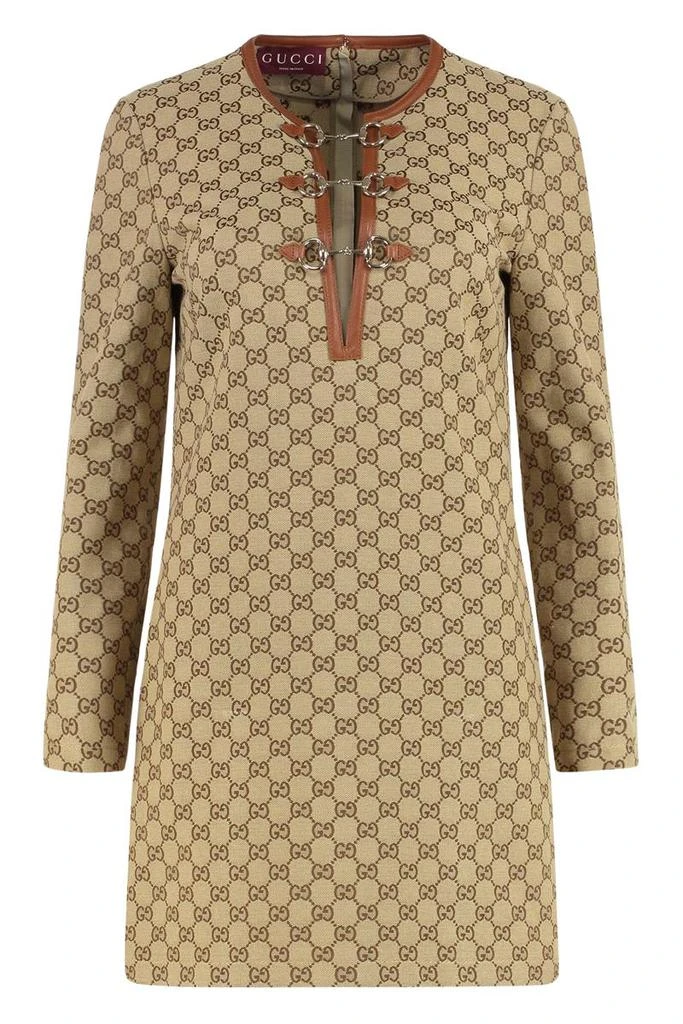 Gucci Gucci Gg Jacquard Fabric Dress Dresses Skirts BeyondStyle
