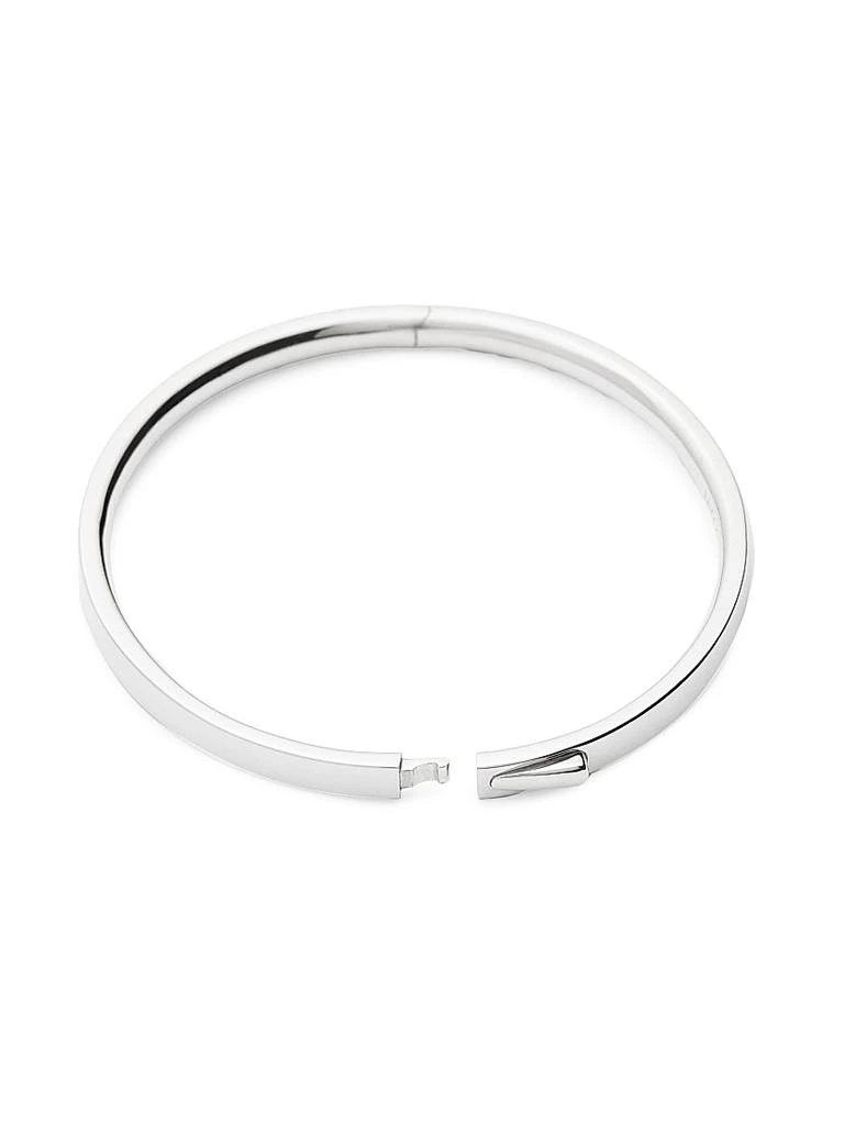 Missoma Magma 18K-Gold-Plated Or Rhodium-Plated Hinged Bangle 4