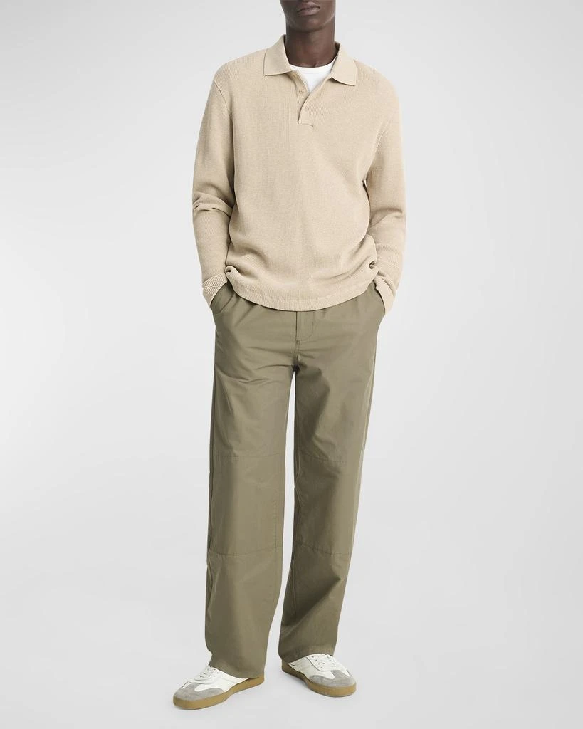 Vince Men's Sunfaded Thermal Polo Shirt 2