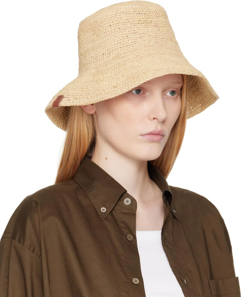 Rag & Bone Beige Jade Rollable Bucket Hat 2