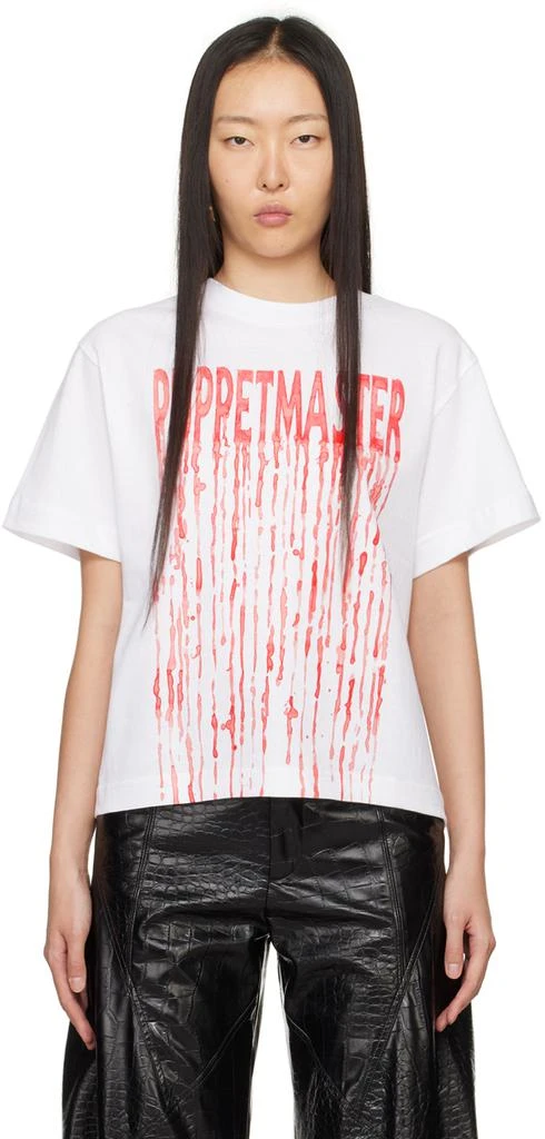 Puppets and Puppets White 'Puppetmaster' T-Shirt 1