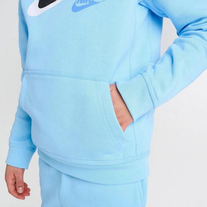 NIKE Boys' Nike Sportswear Fleece Graphic Pullover Hoodie 6