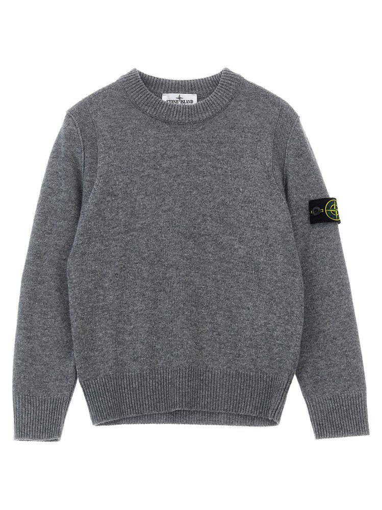 Stone Island Junior Stone Island Junior Logo Patch Knitted Jumper