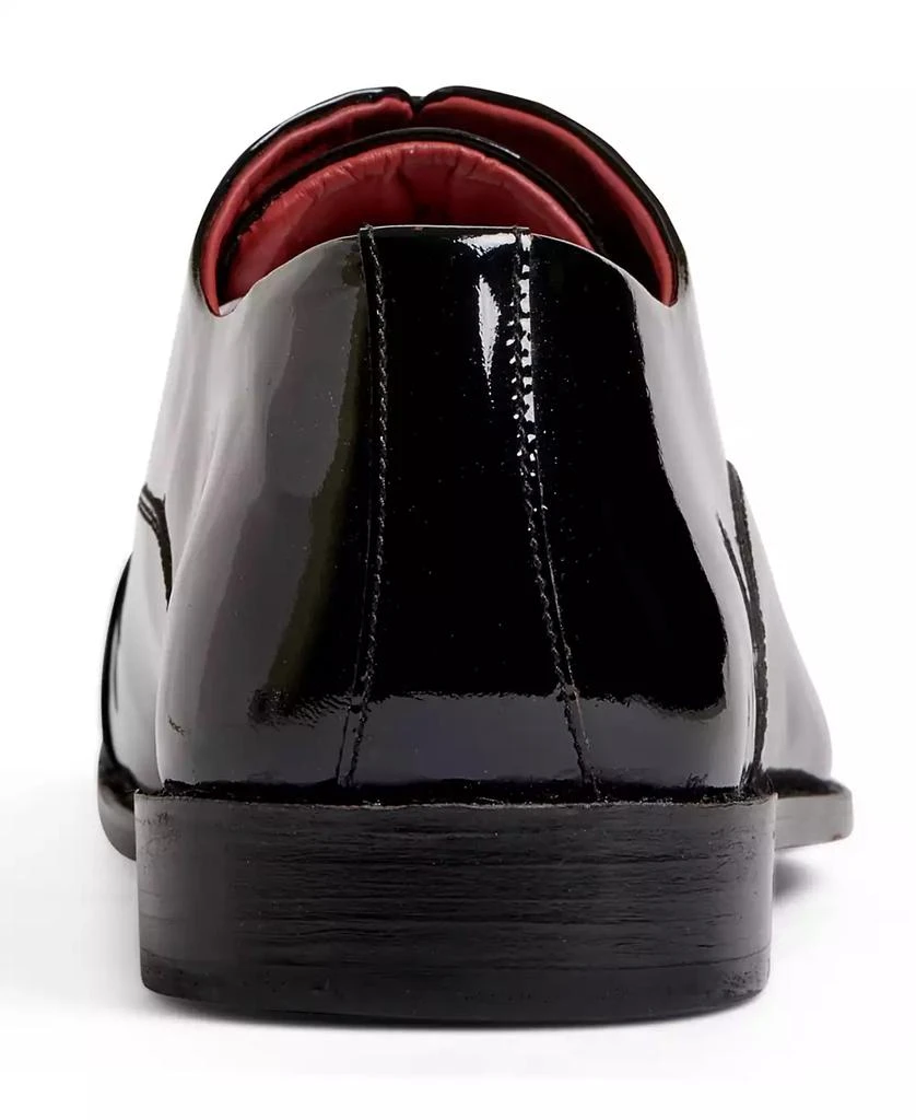 CARLOS by Carlos Santana Men's Tuxedo Cap-Toe Oxford Patent Leather Dress Shoe 5