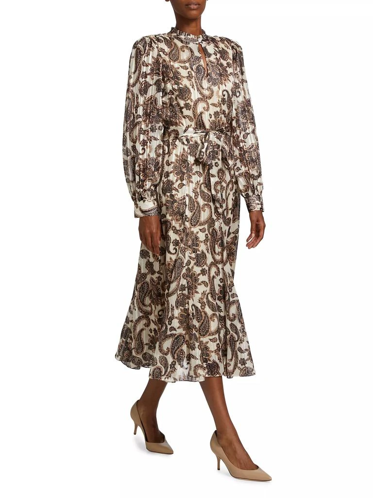 Tahari Janice Paisley Fit & Flare Midi-Dress 2