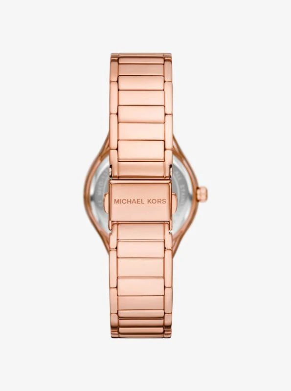 Michael Kors Mini Sylvia Pavé Rose Gold-Tone Watch and Bracelet Gift Set 3