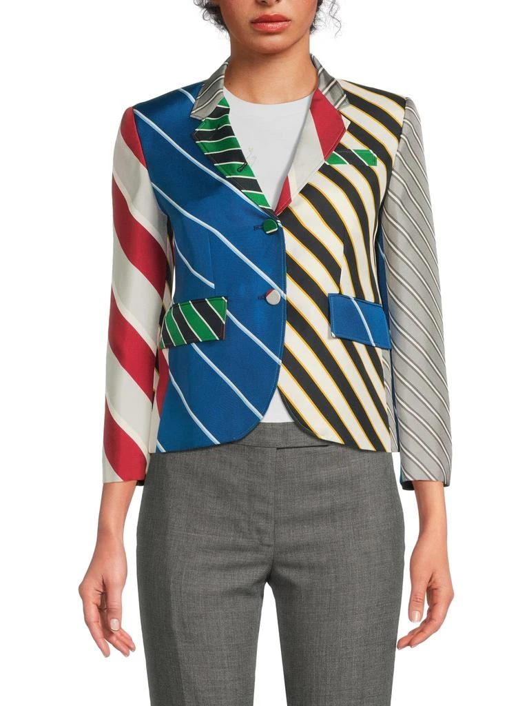 Thom Browne   ​High Armhole Funmix Striped Sport Coat 1
