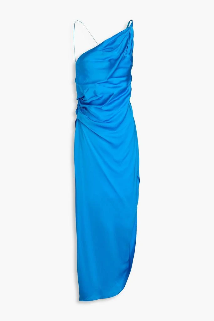 RACHEL GILBERT Xandra draped satin maxi dress 1