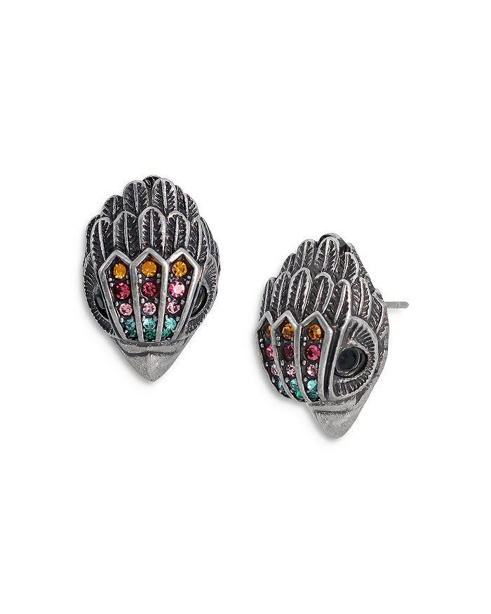 Kurt Geiger Multicolor Pavé Eagle Stud Earrings