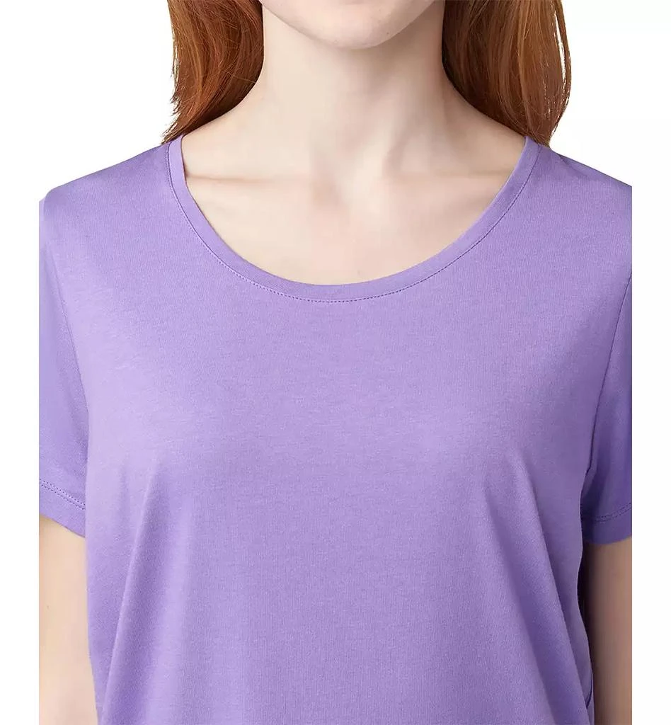 Hue Women's Solid Short-Sleeve Scoop-Neck Pajama T-Shirt 5