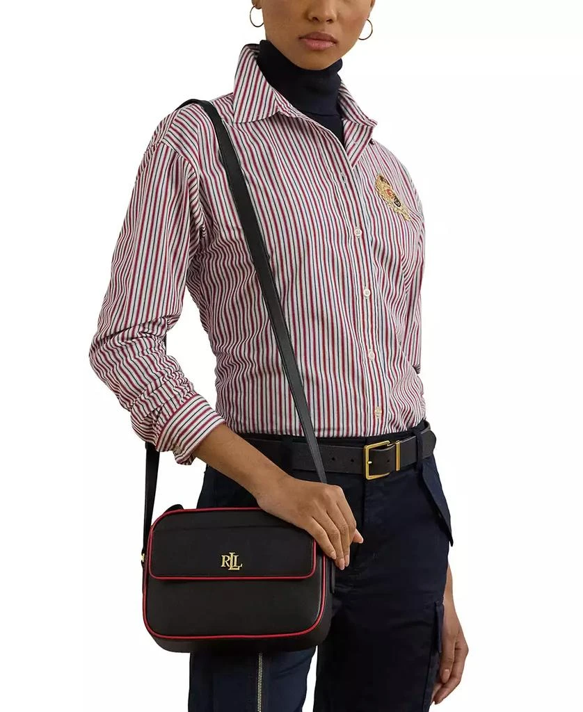 Ralph Lauren Two-Tone Leather Small Marcy Camera Bag 2