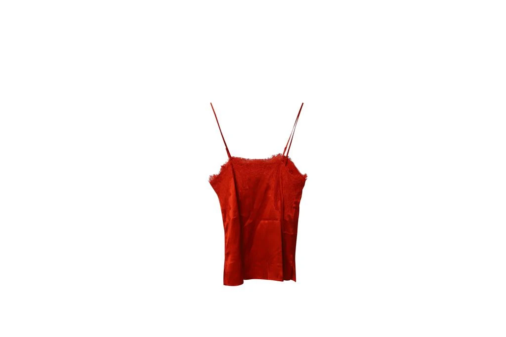 CAMI NYC Lace Camisole in Red Silk 5
